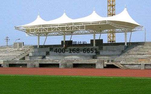 廣元<font color='red'>膜結構看臺</font>【廣元中學等】設計施工案例