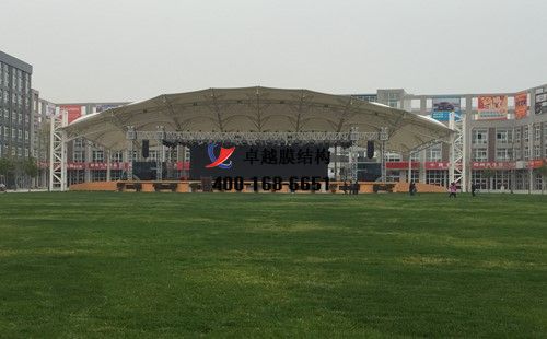 鄭州膜結(jié)構(gòu)看臺/主席臺【鄭州市信息技術(shù)學(xué)校等】設(shè)計(jì)施工案例