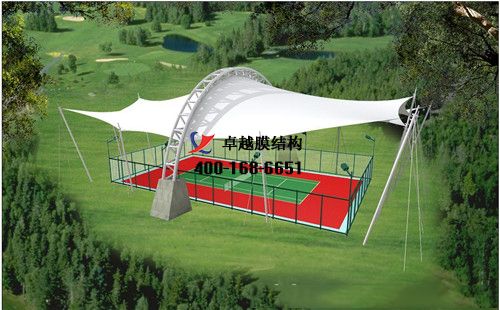 平頂山膜結(jié)構(gòu)籃球場【平頂山市體育運動學(xué)?；@球館等】工程設(shè)計施工案例