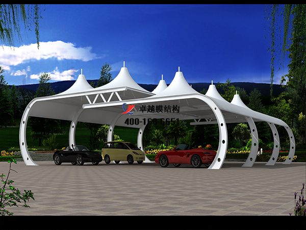 漢中膜結(jié)構(gòu)車棚【漢中精測電器有限責(zé)任公司-停車棚】設(shè)計施工案例 我們在漢中做了幾個膜結(jié)構(gòu)設(shè)計施工案例,我們在漢中承接了漢中精測電器有限責(zé)任公司-停車棚、漢中漢江機械有限責(zé)任公司-停車棚、漢中