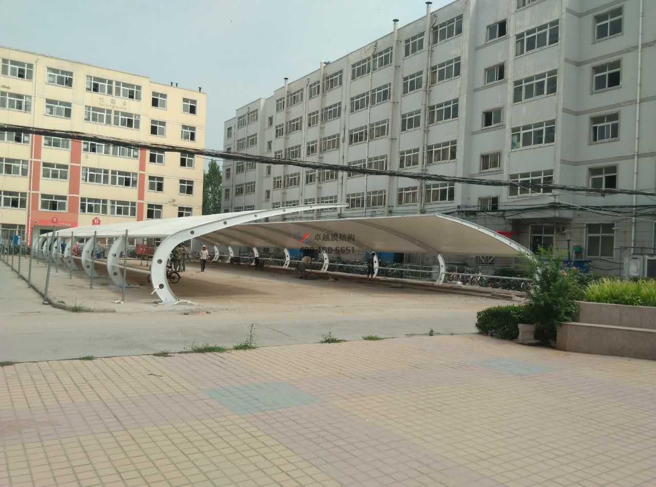 呼倫貝爾膜結(jié)構車棚【呼倫貝爾城市建設投資（集團）有限責任公司等】設計施工案例