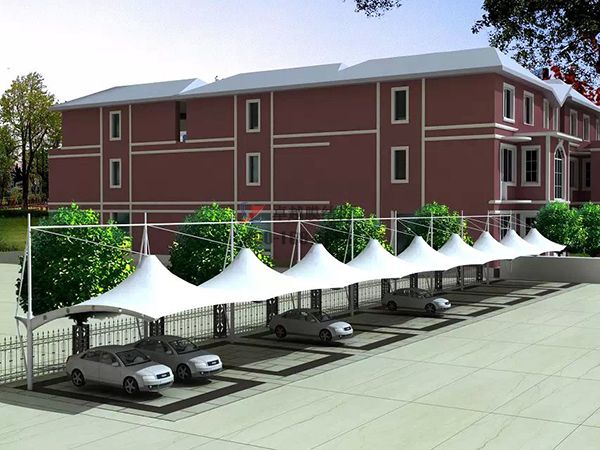     伊寧膜結(jié)構(gòu)車棚【伊寧市城建投資有限公司等】設計施工案例