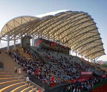 慶陽膜結構舞臺【隴東學院舞臺】設計施工案例