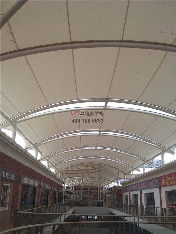 太原商場走廊膜結(jié)構采光頂/商場ETFE透光膜