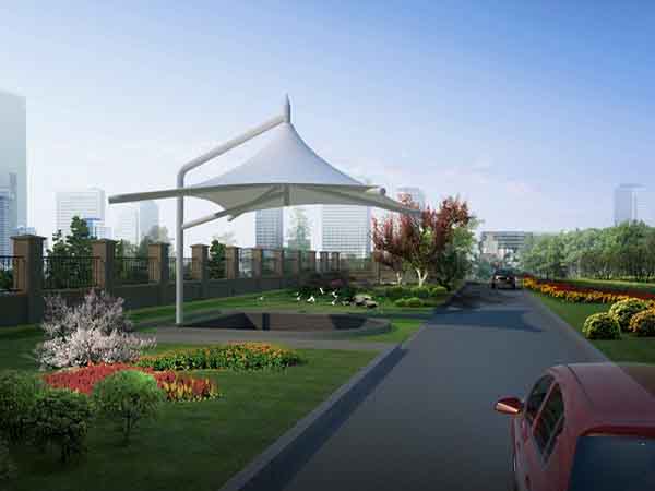 寧波<font color='red'>張拉膜結(jié)構(gòu)</font>景觀小品【案例圖片】