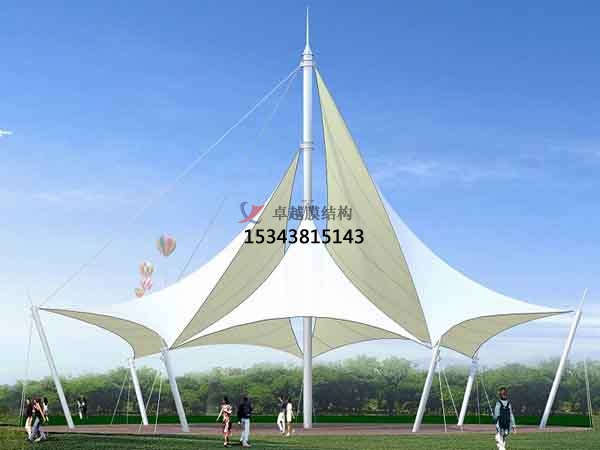 湛江<font color='red'>張拉膜結(jié)構(gòu)</font>景觀(guān)小品【案例圖片】