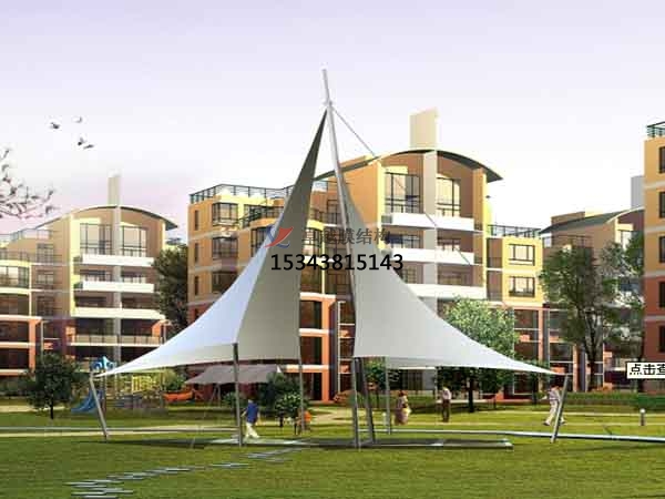 營(yíng)口市<font color='red'>張拉膜結(jié)構(gòu)</font>景觀設(shè)計(jì)施工【案例圖片】