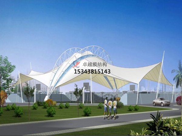 山東膜結(jié)構(gòu)雨棚工程設計施工案例 　　