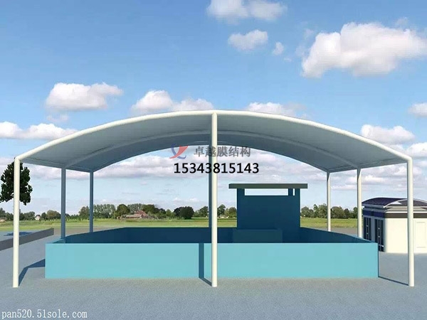 濟寧市市膜結(jié)構(gòu)雨棚工程設計施工案例 　　