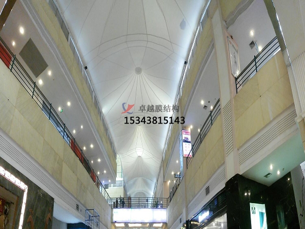 邵通膜結(jié)構罩棚【商場頂棚】
