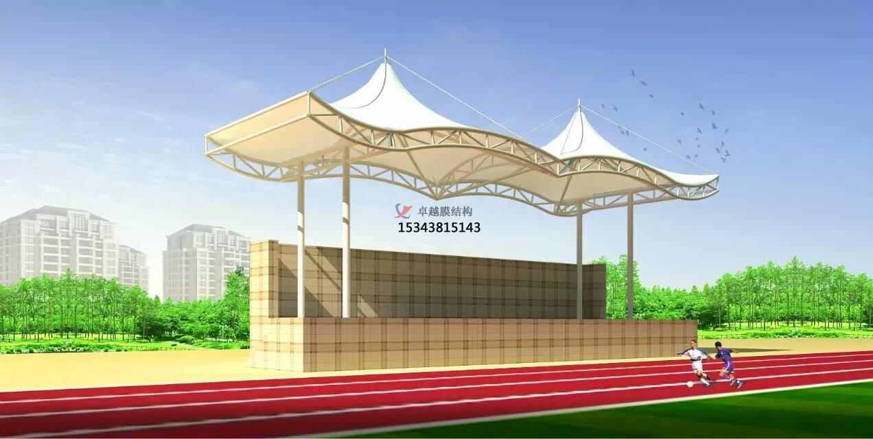 重慶市膜結構看臺雨篷/主席臺/舞臺安裝專業(yè)生產(chǎn)廠家