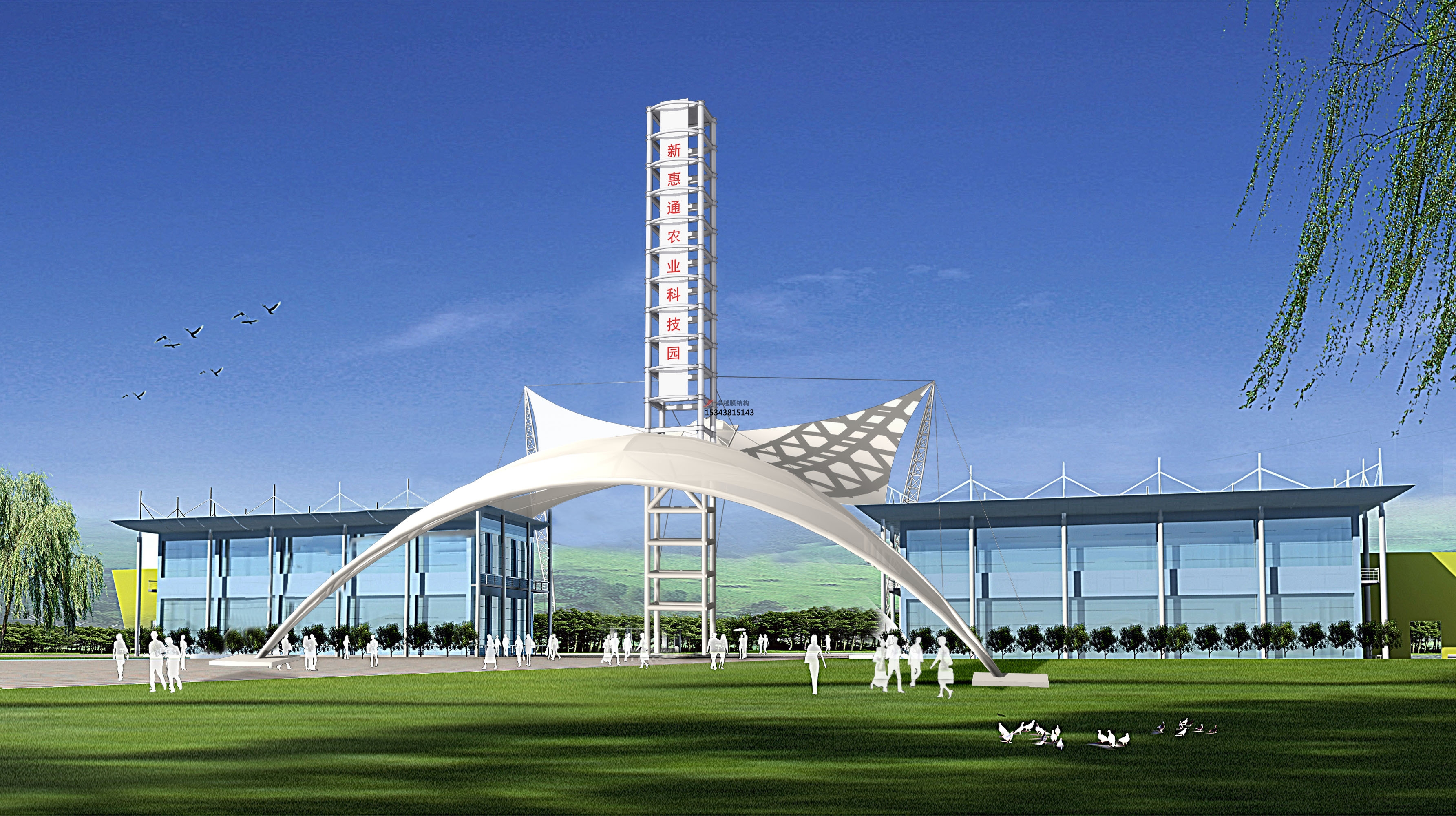 戶(hù)縣膜結(jié)構(gòu)景觀【張拉膜景觀】承包安裝價(jià)格