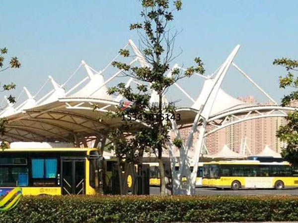 海豐膜結(jié)構(gòu)【充電站雨棚】停車棚設計安裝