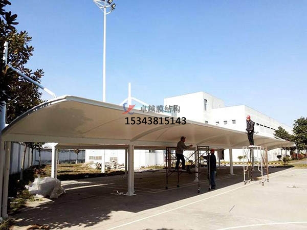 潮安膜結(jié)構(gòu)【充電站雨棚】停車棚設計安裝