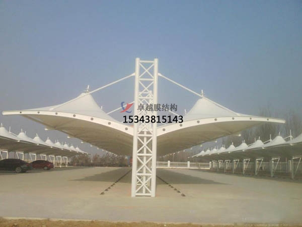 天等膜結(jié)構(gòu)【充電站防雨篷】停車棚設計安裝