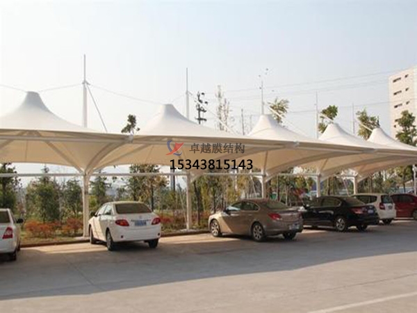 大新膜結(jié)構(gòu)【充電站防雨篷】停車棚設計安裝