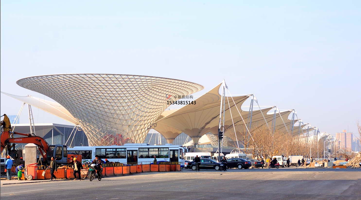 怒江景觀膜結(jié)構(gòu)遮陽棚