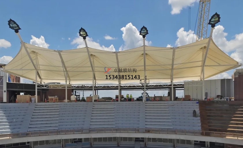 鶴崗膜結構公司【<font color='red'>膜結構看臺</font>罩棚】鶴崗膜結構廠家
