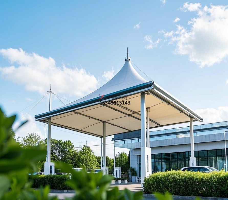 阜陽膜結構公司【加氣站膜結構雨棚】阜陽<font color='red'>膜結構廠家</font>