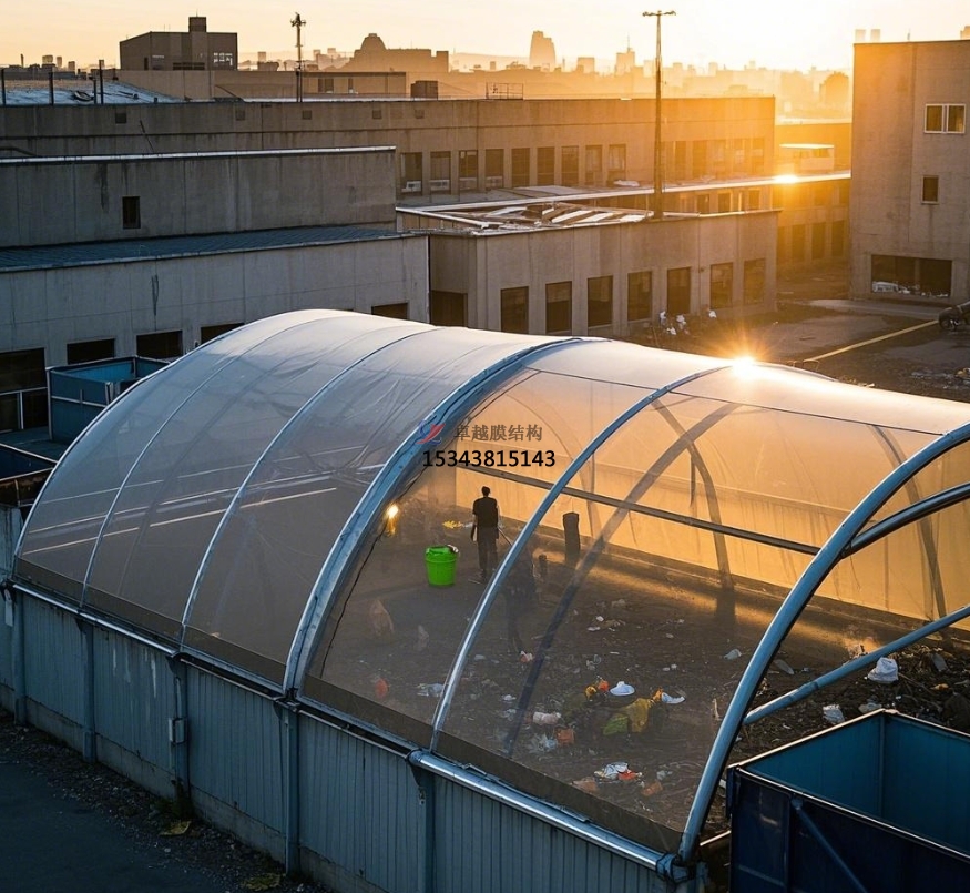 宣城膜結構公司【垃圾中轉站罩棚】宣城<font color='red'>膜結構廠家</font>