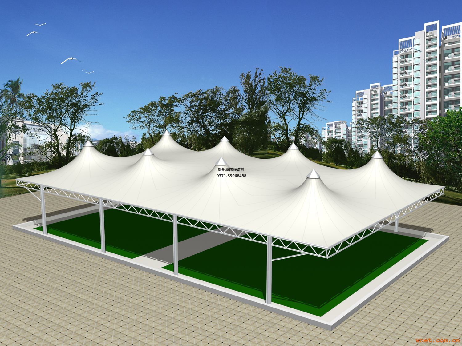 長治市張拉膜看臺【長治市第二中學(xué)等】專業(yè)生產(chǎn)廠家