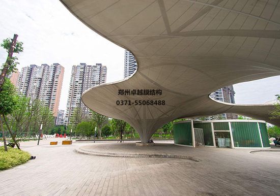 德州膜結(jié)構(gòu)地下車(chē)庫(kù)入口【施工案例】